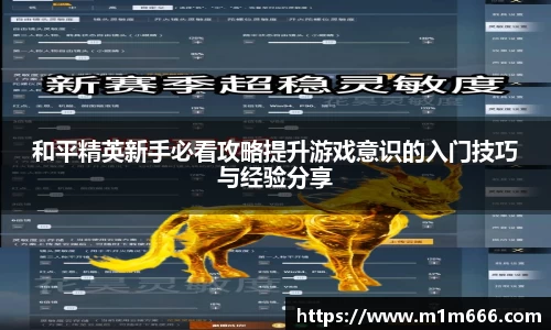 和平精英新手必看攻略提升游戏意识的入门技巧与经验分享